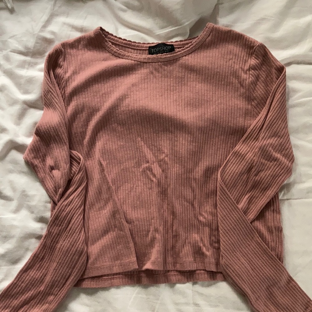Top Shop pink long sleeve